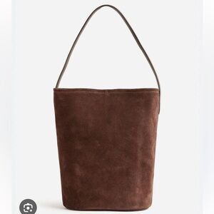 J Crew Berkeley Bucket Bag in Brown Leather